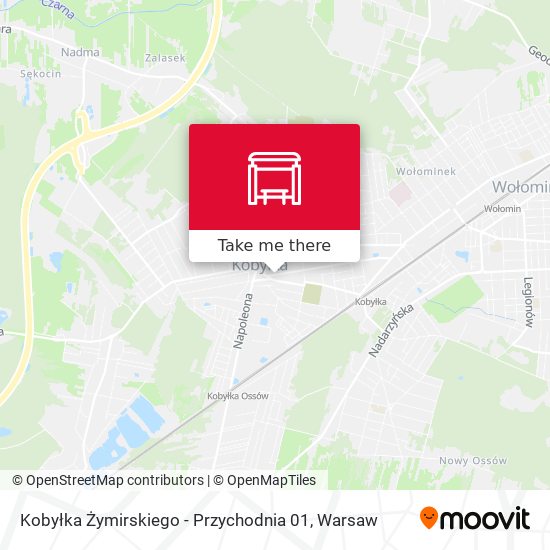 Kobyłka Żymirskiego-Przychodnia map