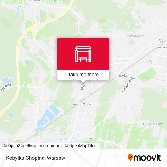 Kobyłka Chopina map