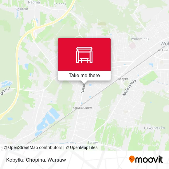 Kobyłka Chopina map