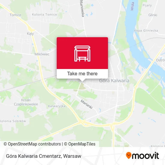Карта Góra Kalwaria Cmentarz