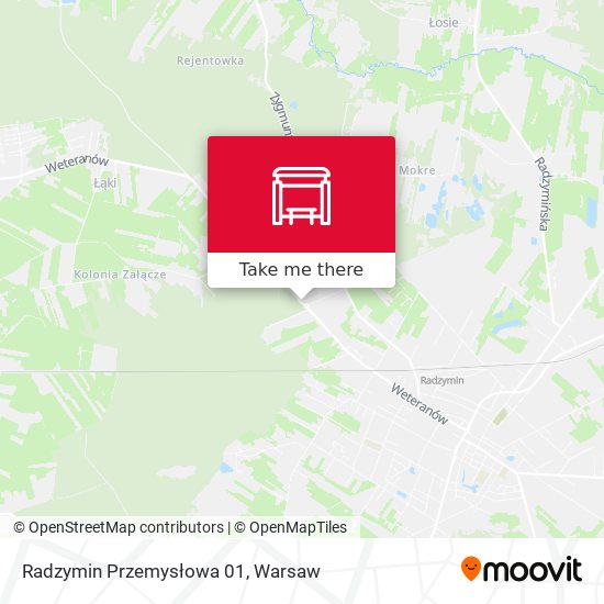 Radzymin Przemysłowa map