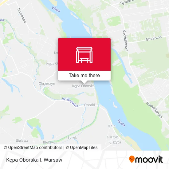 Карта Kępa Oborska I
