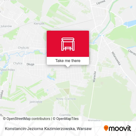 Карта Konstancin-Jeziorna Kazimierzowska