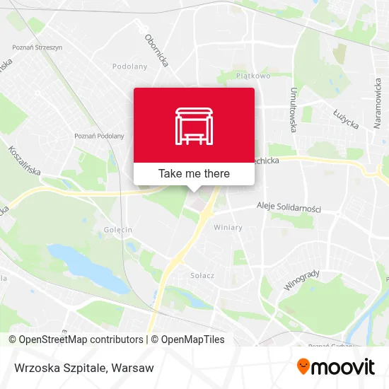 Wrzoska Szpitale map