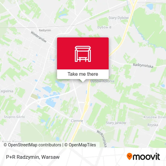 Карта P+R Radzymin
