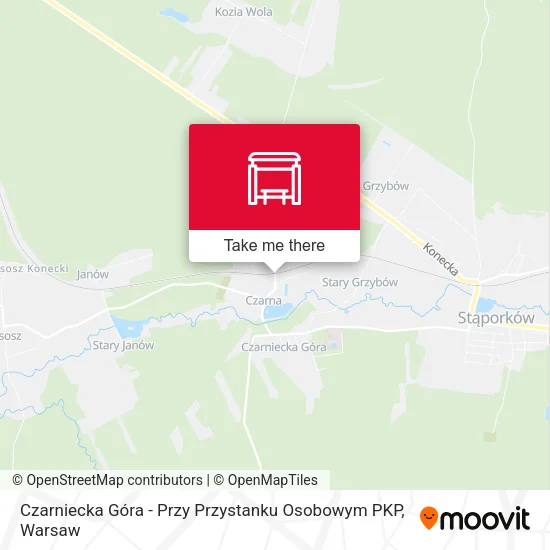Карта Czarniecka Góra - Przy Przystanku Osobowym PKP