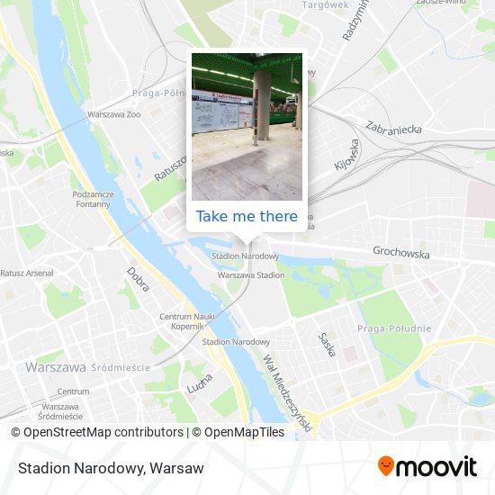 Stadion Narodowy map