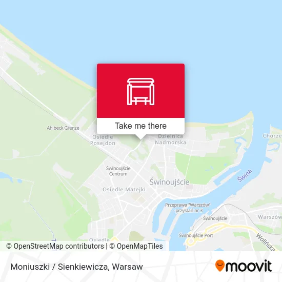 Карта Moniuszki / Sienkiewicza