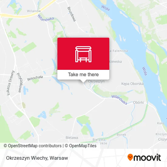Карта Okrzeszyn Wiechy