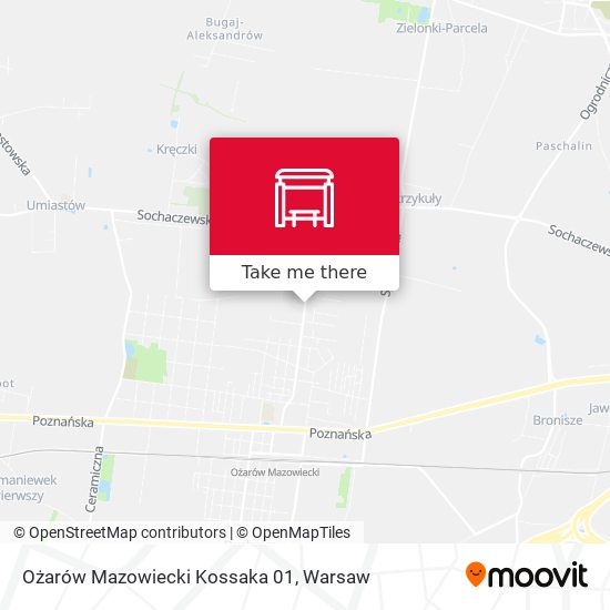 Ożarów Mazowiecki Kossaka 01 map