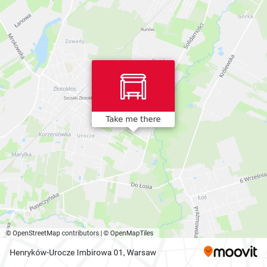 Henryków-Urocze Imbirowa map