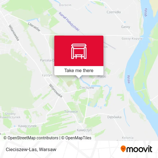 Карта Cieciszew-Las