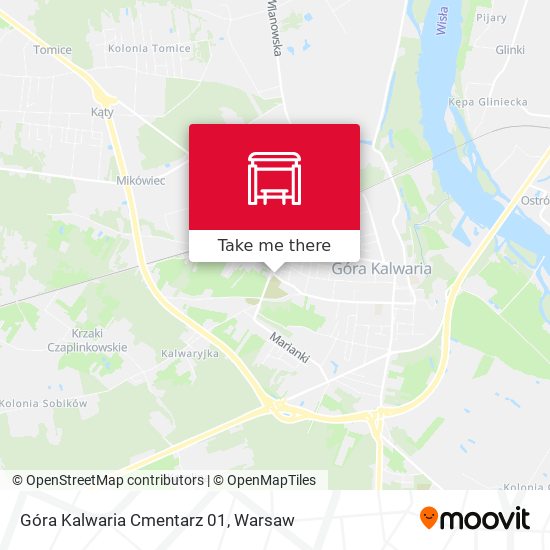 Góra Kalwaria Cmentarz map