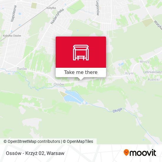 Ossów - Krzyż 02 map