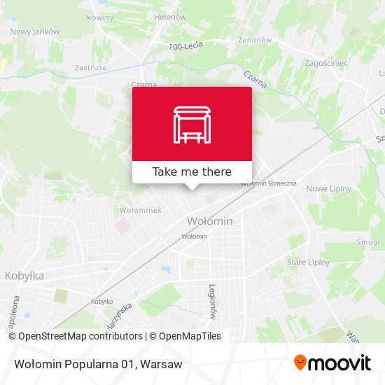 Карта Wołomin Popularna 01
