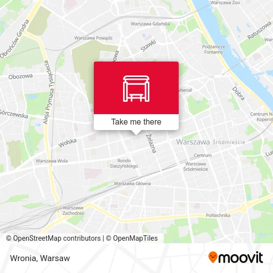 Карта Wronia