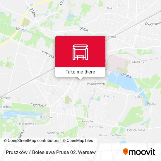 Карта Pruszków / Bolesława Prusa 02