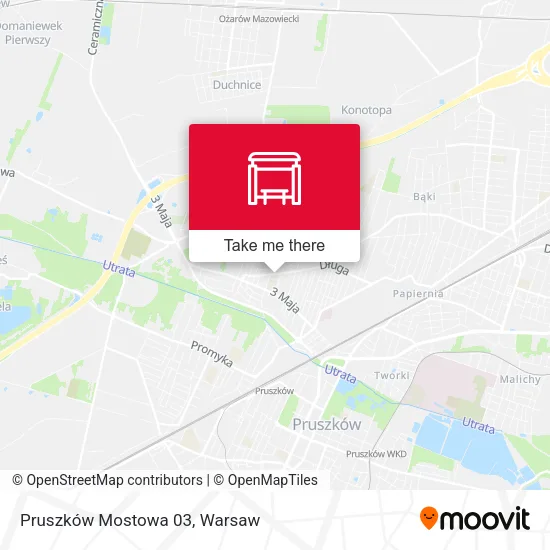 Карта Pruszków Mostowa 03