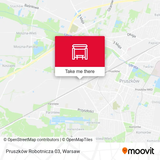 Карта Pruszków Robotnicza 03
