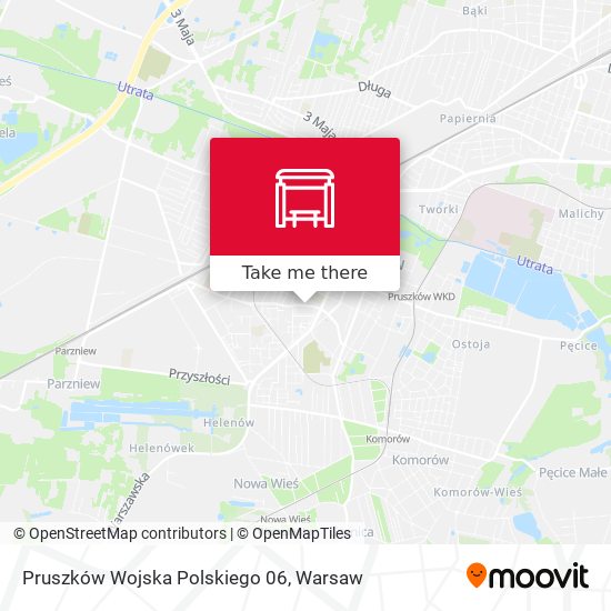 Pruszków Wojska Polskiego 06 map