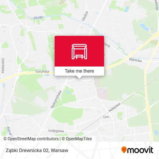 Карта Ząbki Drewnicka 02