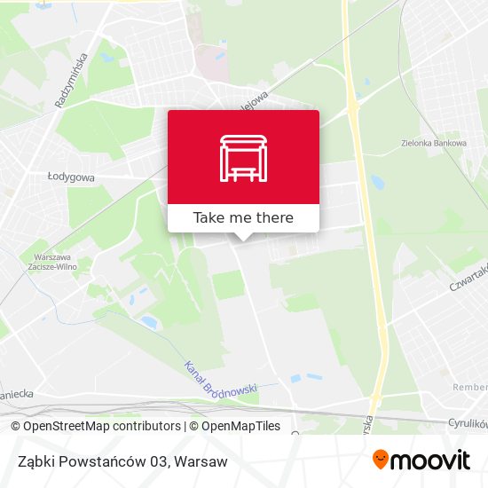 Ząbki Powstańców 03 map