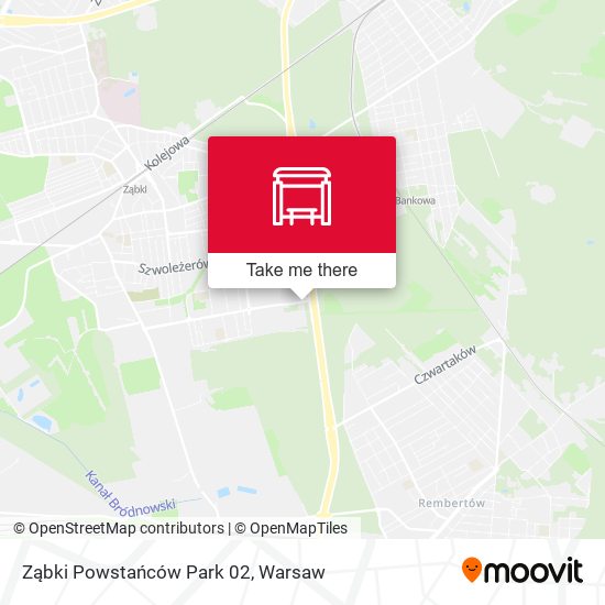 Ząbki Powstańców Park 02 map