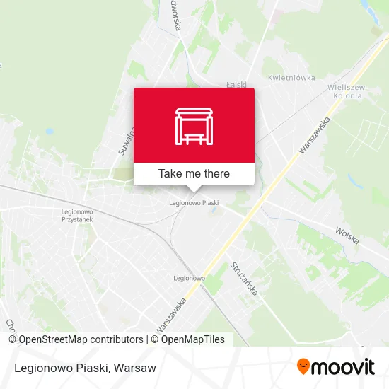 Legionowo Piaski map