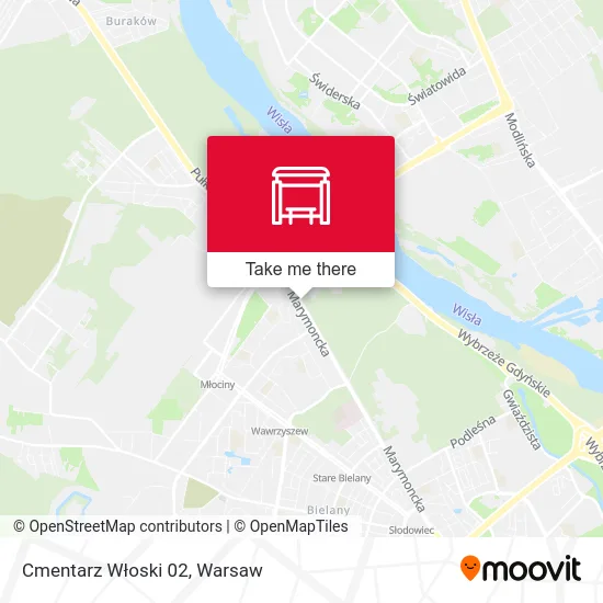 Карта Cmentarz Włoski 02