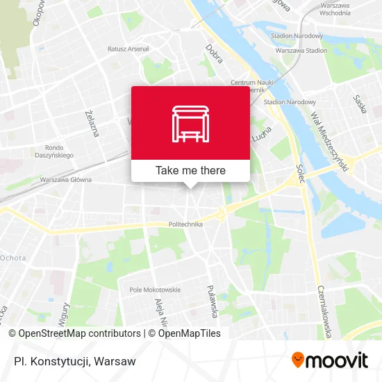 Карта Pl. Konstytucji