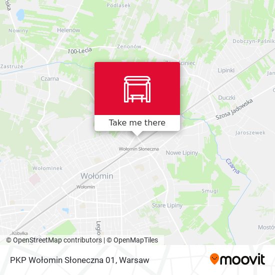 PKP Wołomin Słoneczna 01 map