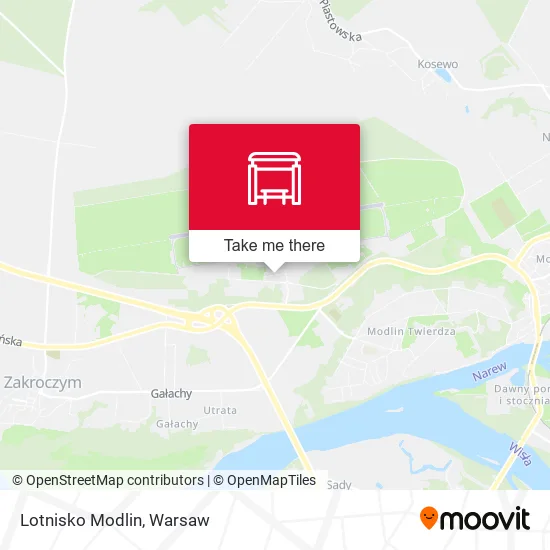 Карта Lotnisko Modlin