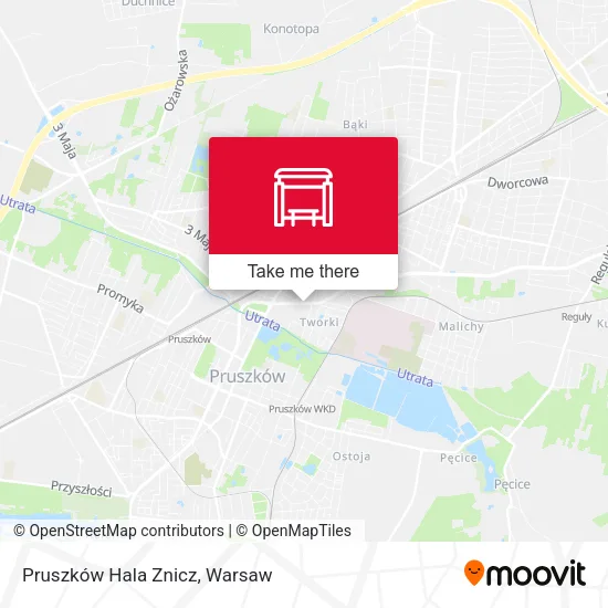 Карта Pruszków Hala Znicz