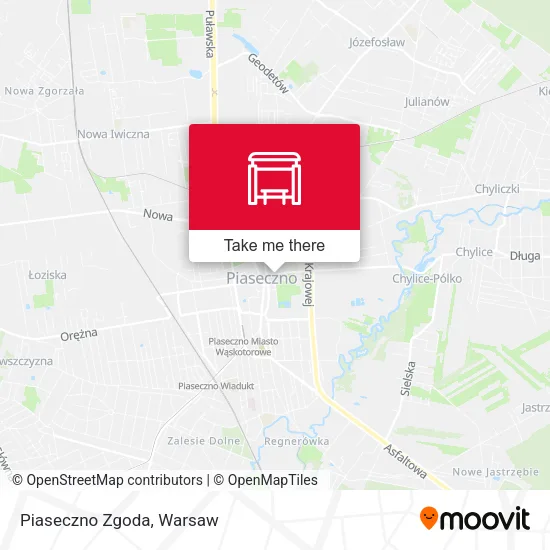 Карта Piaseczno Zgoda