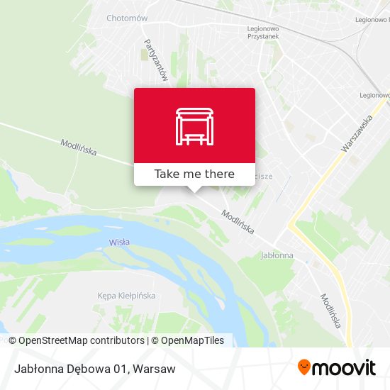 Jabłonna Dębowa map