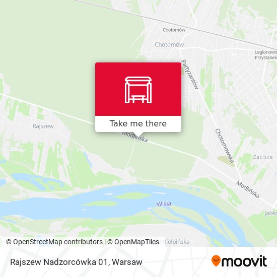 Карта Rajszew Nadzorcówka 01