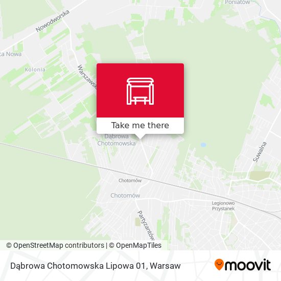 Dąbrowa Chotomowska Lipowa 01 map