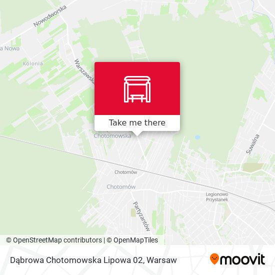 Dąbrowa Chotomowska Lipowa 02 map