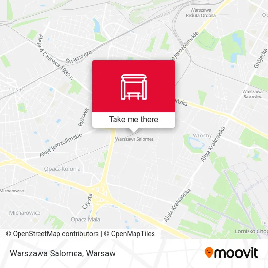Карта Warszawa Salomea