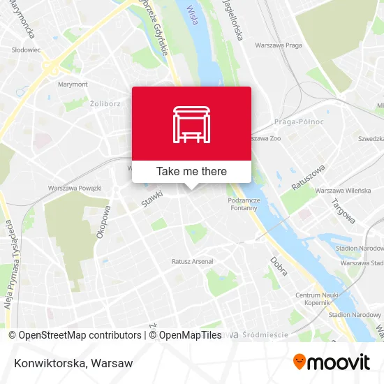 Карта Konwiktorska