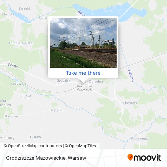 Grodziszcze Mazowieckie map