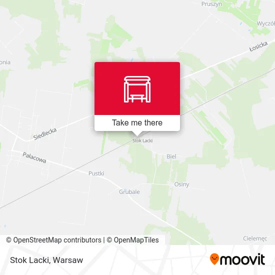 Карта Stok Lacki