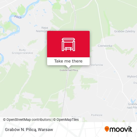 Карта Grabów Nad Pilicą