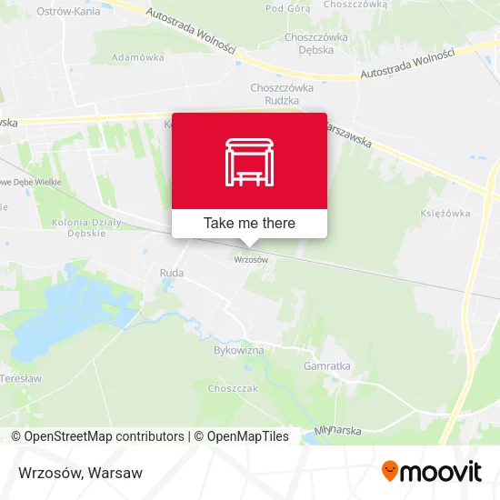 Карта Wrzosów