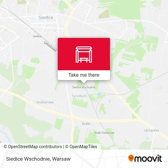 Карта Siedlce Wschodnie