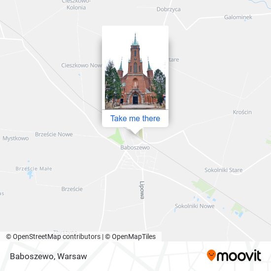 Baboszewo map