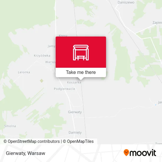 Карта Gierwaty