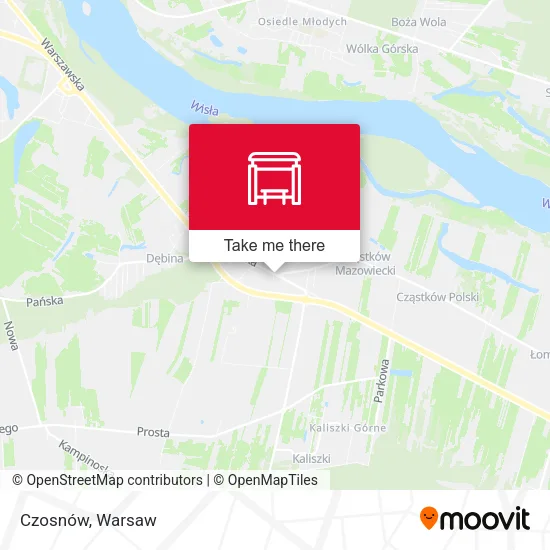 Карта Czosnów