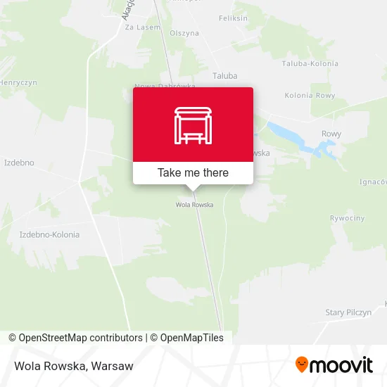 Карта Wola Rowska