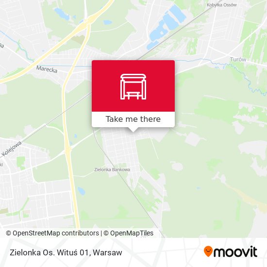 Zielonka Os. Wituś map